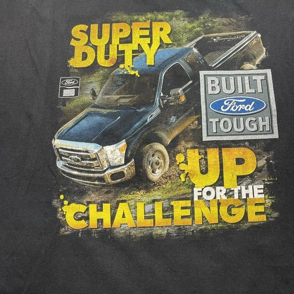 vintage Y2K Ford Truck Built Tough Racing T Shirt by Chase Authentics Size XXXL - Picture 6 of 8